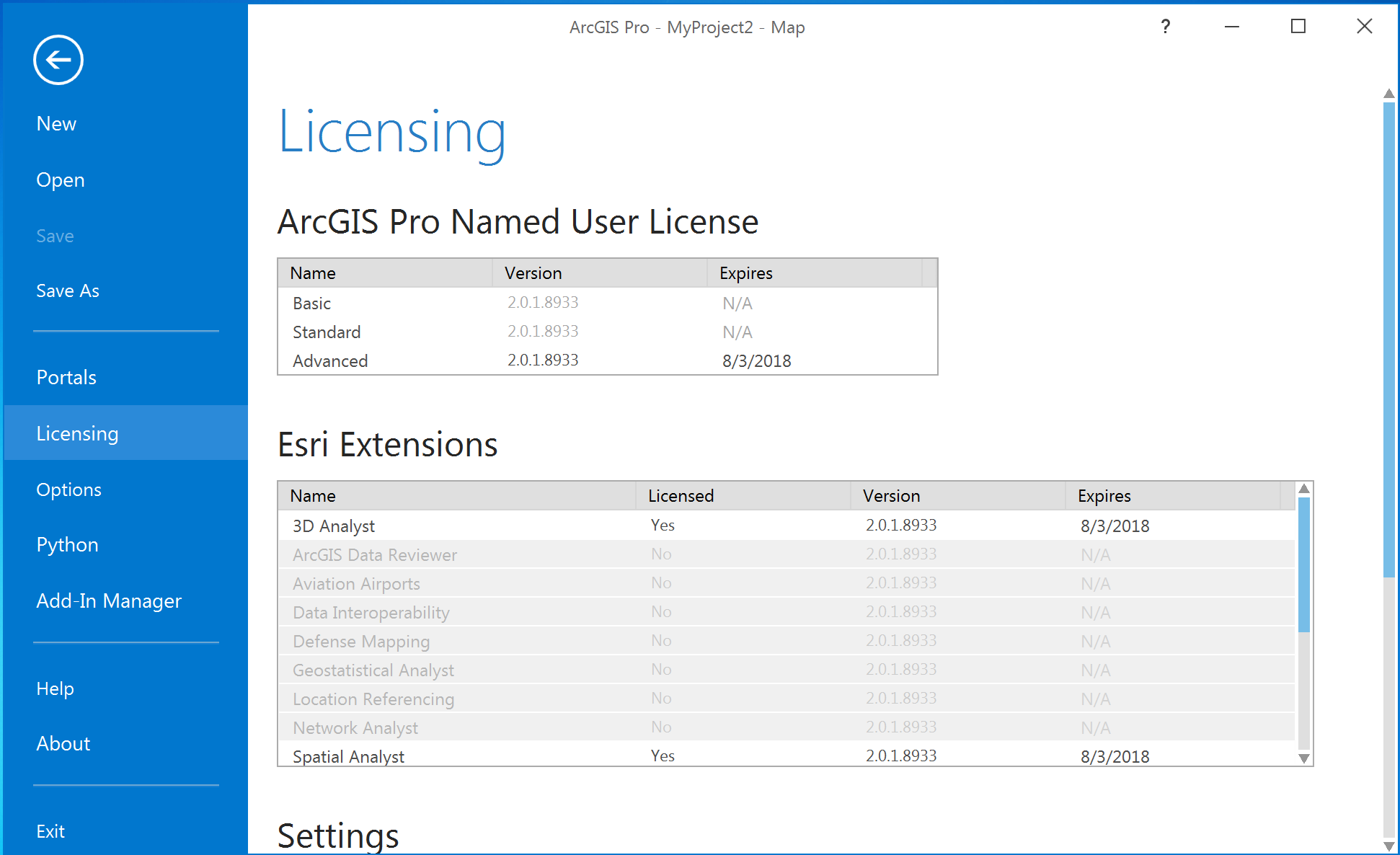 Name user license